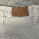 Paige  Wide Leg White Denim “Leenah” Jeans Photo 4