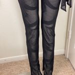 Unbranded Black Sheer Long Sleeve Jumpsuit Photo 4