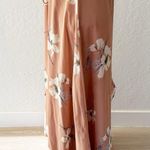 Lulus All Mine Rusty Rose Floral Print High Low Wrap Dress | XS Photo 6