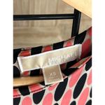 Michael Kors  Womens Dress XS Multicolor Geometric Print Shirt Midi Office Photo 3