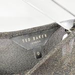 Ted Baker NWT London Monyca Glitter One Sleeve Knee Length Dress 0 (XXS) Black Photo 6