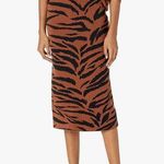 The Drop Iris 100% Cotton Knitted Midi Pencil Skirt Pull Photo 0