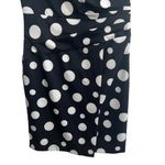 Hobbs London Elsa Polka Dot Faux Wrap Sheath Dress Black & Ivory Photo 6