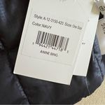 ANINE BING  Erica Quilted Scarf In Blue One size New Photo 3