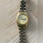 Seiko Automatic 17 Jewels Vintage Ladies Watch Gold Bracelet Dial Date Window Photo 6