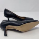 Sam Edelman  Womens Heels Black Leather Rika Kitten Pump Court Square Toe US 8 Photo 7