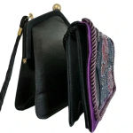 La Regale Lot Of 2 Vintage Evening Hand Bags Purse Clutch  Black Beaded Small Photo 4