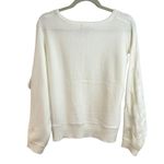 Philosophy Dolman Sleeve Novelty Stitch Pullover Sweater Womens Size Large Cream Photo 6