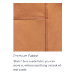 Spanx  Faux Suede Leggings Rich Caramel Tan MSRP $128 NWT Slimming Control Photo 5