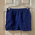 Forever 21  Blue Linen Blend Pull On Skirt Medium Photo 7