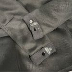 Armani Exchange NWT  Black Mesh Structured Belted Jacket Size Medium Photo 5