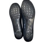 Tory Burch Black Jelly Ballet Flats Embellished Round Toe Women's Shoes Photo 9