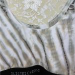 Electric & Rose Black gray White tie dye sports bra small Photo 3
