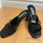 Brighton Women's Black Mules with Silver Accents Photo 0