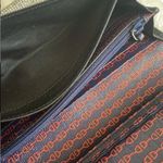 Gucci Black Long Wallet with Orange Horse Bit Pattern w/COA Photo 14