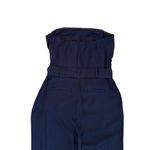 OUTERKNOWN Ronan Jumpsuit Strapless Belted Tencel Dark Navy Women’s Size 2 NEW Blue Photo 5