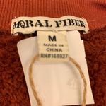 Moral Fiber  Fuzzy Soft Rust Color Top New Size M Photo 3