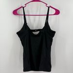 Athleta  Villa Tankini Top Size 34 B/C Black Bra Cup Swim Removable Bra Pads Photo 2