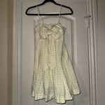 Love Shack Fancy  Yellow Checkered Dress Clarine Linen Gingham Bow Dress size 6 Photo 3