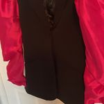 TwoTwin Style Blazer with Puffy Sleeves Black Photo 6