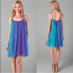 Free People  Rainbow Sorbet Flowy Mini Flare Dress Size Small Photo 2