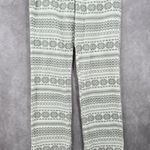 Old Navy  White Gray Fleece Snowflake Sleep Pajama Bottoms Pants M Medium Photo 3