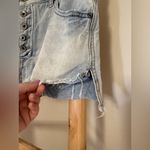 Free People Runaway Cutoff Denim Jean Distressed Shorts, Size 27 Photo 4