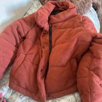 Cotton On Orange fleece puffer jacket  Photo 1