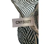 New York & Co. Teal Striped Button Down Shirt L Photo 7