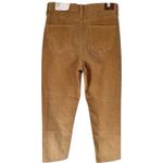American Eagle NWT  Mom Straight Jeans Super High Rise Brown Corduroy Size 10 Photo 1