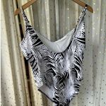 Victoria's Secret PINK Tropical Palm Side Cut Out Low Back One Piece Swimsuit XL Photo 4