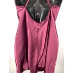 Victoria's Secret  Satin Maroon Chemise Size Medium Photo 1