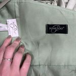 Stretch Satin Column One Shoulder Sleeveless Bridesmaid Dress 8 Green Photo 9