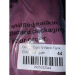 Brand New Ruby Ribbon Women's Size 44 Cherry Lacquer Gilded Print Tank Purple Photo 4