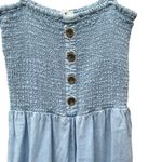 Love Tree  women's size small denim wide legged romper Photo 2