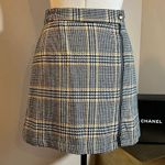 Abercrombie & Fitch Plaid Wool Mini Skirt Photo 4