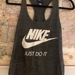 Nike Gray Racer Back Tank Photo 0