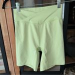 437  V Criss cross biker shorts iced matcha mint high rise alix earle workout Photo 2