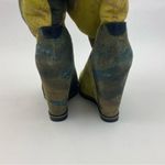 UGG  X CLAIRE TABOURET FLUFF WEDGE BOOT WITH RARE BLUE LINING SZ 7 Photo 7