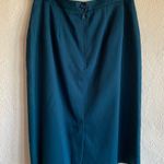 Pendleton Vintage Turquoise Pencil Skirt EVC - with pockets! Size 10 Photo 1