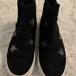 Wonder Nation Black Sneakers With Glitter Stars Photo 0
