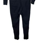 6397 Black Boilersuit Jumper Full Length Utility Fleece Wool Women’s Size XS Photo 5