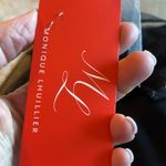 Monique Lhuillier  **NEW** Black Beaded Cocktail Dress, 3/4 Sleeves, Size 6 Photo 8