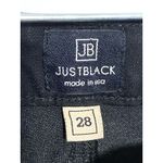 Just Black Ankle Zipper Stretch Skinny Jeans Womens 28 Whimsigoth Grunge Emo USA Photo 5