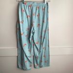 Unknown Brand Blue Flamingo Cotton Pajama Pants Photo 1