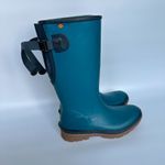 BOGS Women's Size 6 Amanda II Tall Rain Boot Teal Blue‎ Outdoors Gardening Farm Green Photo 7