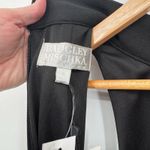 Badgley Mischka Old Money Jumpsuit sz 2 Black Rhinestone Trim Polyester NEW $189 Photo 11