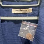 Free People  Lou Blazer Shirt Navy Photo 6