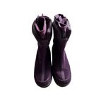 Lands' End Women's Purple Lined Water Resistant Winter Snow Boots Size 8 Photo 3