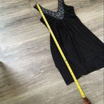 Soprano  Black sleeveless dress with embellished V neck Photo 12